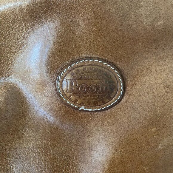 Vintage Roots Villager Tribe Brown Leather Purse with Long Adjustable Strap - Picture 6 of 11